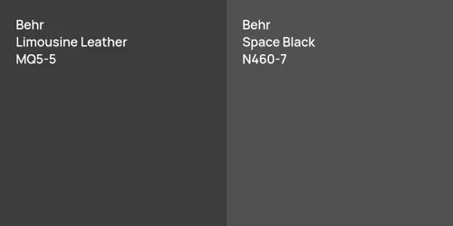 MQ5-5 Limousine Leather vs N460-7 Space Black