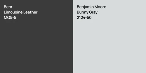 MQ5-5 Limousine Leather vs 2124-50 Bunny Gray