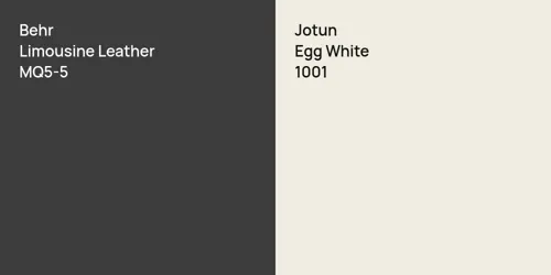 MQ5-5 Limousine Leather vs 1001 Egg White