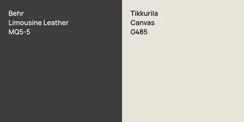 MQ5-5 Limousine Leather vs G485 Canvas