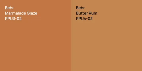 PPU3-02 Marmalade Glaze vs PPU4-03 Butter Rum