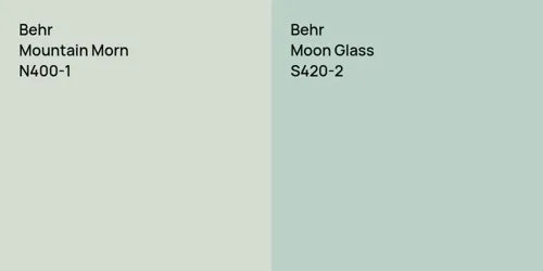 N400-1 Mountain Morn vs S420-2 Moon Glass