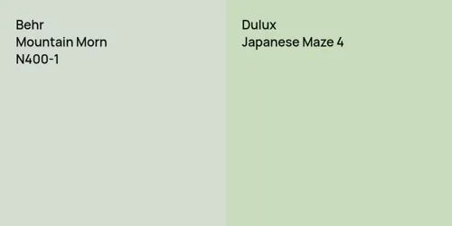 N400-1 Mountain Morn vs null Japanese Maze 4