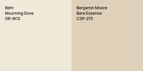 OR-W12 Mourning Dove vs CSP-275 Bare Essence