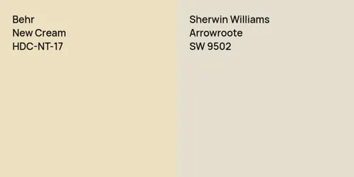 HDC-NT-17 New Cream vs SW 9502 Arrowroote