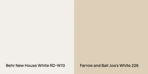 RD-W10 New House White vs 226 Joa's White