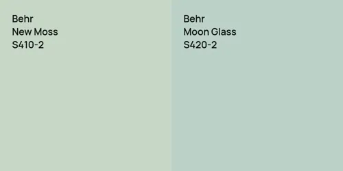 S410-2 New Moss vs S420-2 Moon Glass