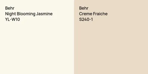 YL-W10 Night Blooming Jasmine vs S240-1 Creme Fraiche