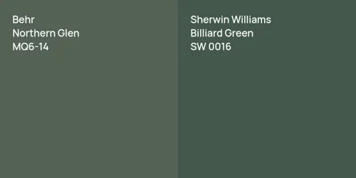 MQ6-14 Northern Glen vs SW 0016 Billiard Green