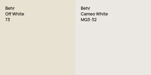 73 Off White vs MQ3-32 Cameo White