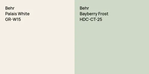 GR-W15 Palais White vs HDC-CT-25 Bayberry Frost