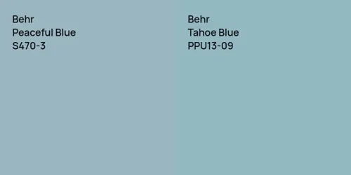 S470-3 Peaceful Blue vs PPU13-09 Tahoe Blue