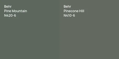 N420-6 Pine Mountain vs N410-6 Pinecone Hill