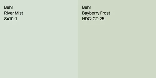 S410-1 River Mist vs HDC-CT-25 Bayberry Frost