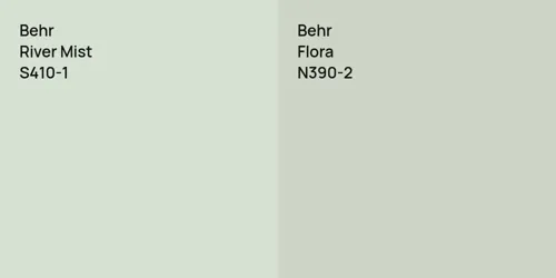 S410-1 River Mist vs N390-2 Flora