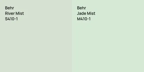 S410-1 River Mist vs M410-1 Jade Mist