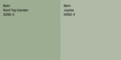 S390-4 Roof Top Garden vs N390-3 Jojoba