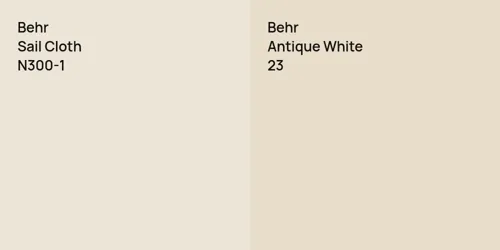 N300-1 Sail Cloth vs 23 Antique White