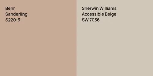 S220-3 Sanderling vs SW 7036 Accessible Beige