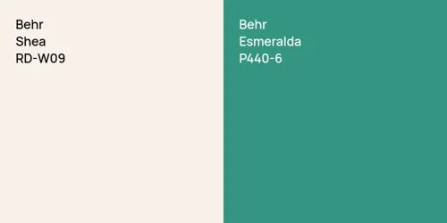 RD-W09 Shea vs P440-6 Esmeralda