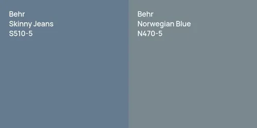 S510-5 Skinny Jeans vs N470-5 Norwegian Blue