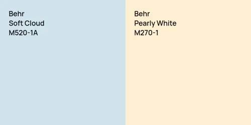 M520-1A Soft Cloud vs M270-1 Pearly White