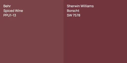 PPU1-13 Spiced Wine vs SW 7578 Borscht