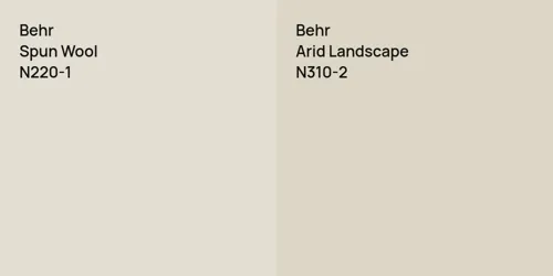 N220-1 Spun Wool vs N310-2 Arid Landscape