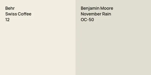 12 Swiss Coffee vs OC-50 November Rain