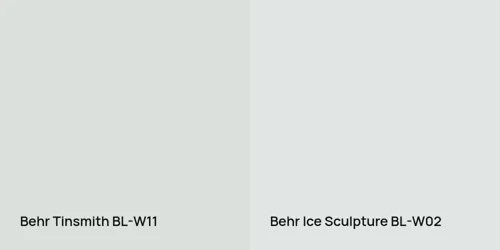 BL-W11 Tinsmith vs BL-W02 Ice Sculpture