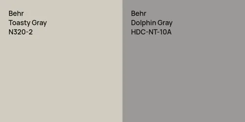 N320-2 Toasty Gray vs HDC-NT-10A Dolphin Gray