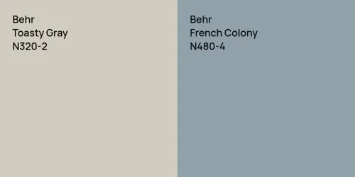 N320-2 Toasty Gray vs N480-4 French Colony