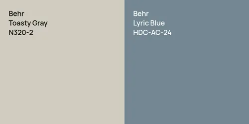 N320-2 Toasty Gray vs HDC-AC-24 Lyric Blue