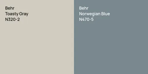 N320-2 Toasty Gray vs N470-5 Norwegian Blue