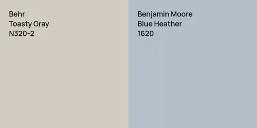 N320-2 Toasty Gray vs 1620 Blue Heather