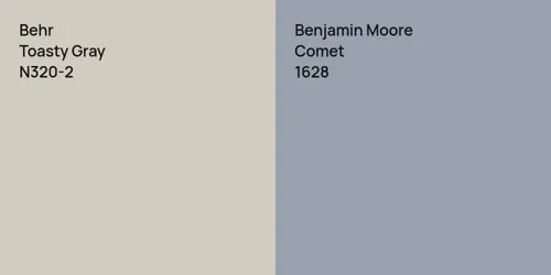 N320-2 Toasty Gray vs 1628 Comet