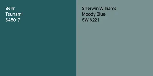 S450-7 Tsunami vs SW 6221 Moody Blue