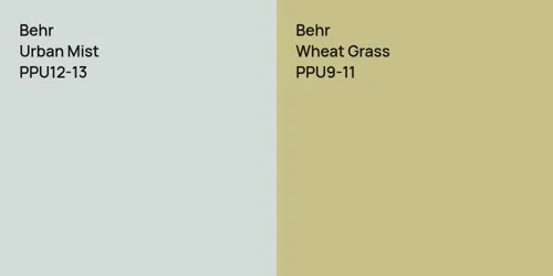 PPU12-13 Urban Mist vs PPU9-11 Wheat Grass