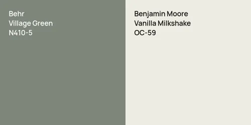 N410-5 Village Green vs OC-59 Vanilla Milkshake