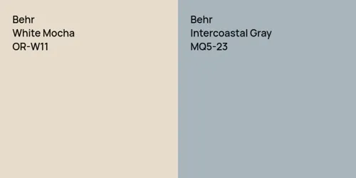 OR-W11 White Mocha vs MQ5-23 Intercoastal Gray