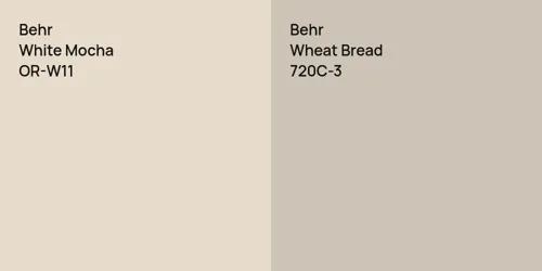 OR-W11 White Mocha vs 720C-3 Wheat Bread