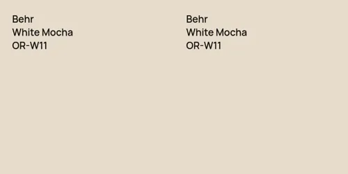 OR-W11 White Mocha vs OR-W11 White Mocha