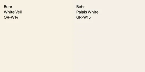 OR-W14 White Veil vs GR-W15 Palais White