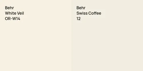 OR-W14 White Veil vs 12 Swiss Coffee