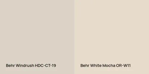 HDC-CT-19 Windrush vs OR-W11 White Mocha