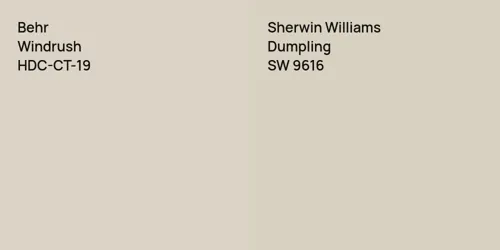 HDC-CT-19 Windrush vs SW 9616 Dumpling