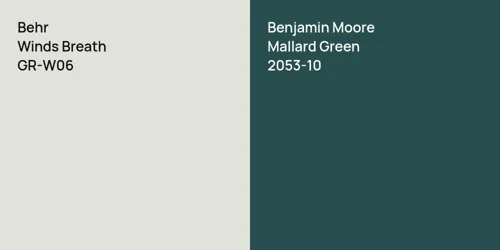 GR-W06 Winds Breath vs 2053-10 Mallard Green