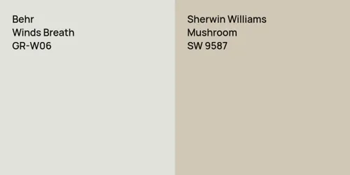 GR-W06 Winds Breath vs SW 9587 Mushroom