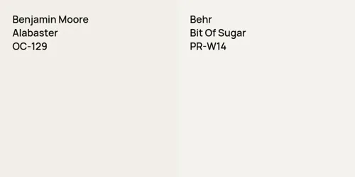 OC-129 Alabaster vs PR-W14 Bit Of Sugar