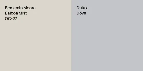 OC-27 Balboa Mist vs null Dove